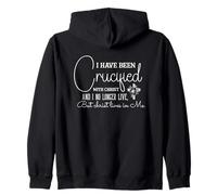 J'Ai été crucifié avec Christ et Je ne vis Plus Sweat à Capuche