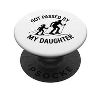 J'Ai Été Dépassé par Ma Fille Marathoniens Triathlètes Pride PopSockets PopGrip Adhésif