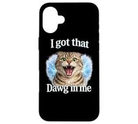 J'Ai EU ce Dawg en Moi Chemise de Chat drôle Chat écossais Coque pour iPhone 16 Plus