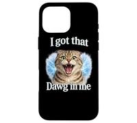 J'Ai EU ce Dawg en Moi Chemise de Chat drôle Chat écossais Coque pour iPhone 16 Pro Max