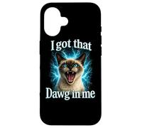 J'Ai EU ce Dawg en Moi Chemise de Chat drôle Chat Siamois en Coque pour iPhone 16