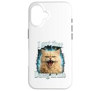 J'Ai EU ce Dawg en Moi Chemise de Chat drôle en colère Tabby Coque pour iPhone 16
