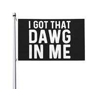 J'ai eu ce Dawg en moi drapeau double face Cool drapeaux Art mural pour la maison jardin patio 3x5 pieds, j'ai eu ce Dawg en moi tapisserie pour chambre