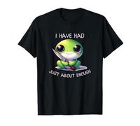J'Ai EU Juste Assez d'art d'ambiance Relatable avec Un Couteau à Grenouilles T-Shirt
