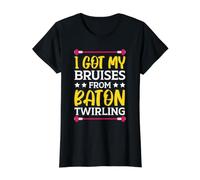 J'Ai EU Mes Bleus de la Gymnaste Majorette Twirling T-Shirt Graphique avec Valeur