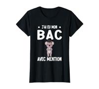J'Ai EU Mon BAC avec Mention Bachelière Fille diplôme Koala T-Shirt