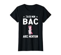 J'Ai EU Mon BAC avec Mention Bachelière Fille Licorne T-Shirt