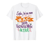 J'Ai EU Mon Bac - Bachelière en Mode Vacances T-Shirt
