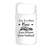 J'Ai EU Mon Bac Drôle Cadeau Félicitation BAC Fille Garçon Coque pour iPhone 17 Pro Max
