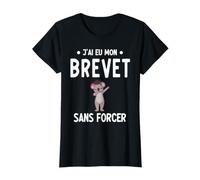 J'Ai EU Mon Brevet collège sans Forcer Fille Koala Dab T-Shirt