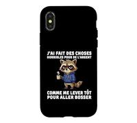 J'Ai Fait des Choses horribles pour de l'argent comme me Coque pour iPhone X/XS
