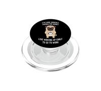 J'Ai Fait des Choses horribles pour de l'argent comme se réveiller tôt PopSockets PopGrip pour MagSafe