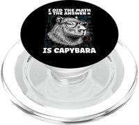J'Ai Fait des mathématiques, la réponse est Capybara Funny Math Meme PopSockets PopGrip pour MagSafe