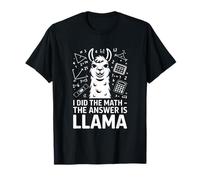 J'Ai Fait Le calcul, la réponse est Llama Funny Math T-Shirt