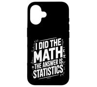 J'Ai Fait Les statistiques mathématiques Funny Data Coque pour iPhone 16