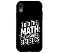 J'Ai Fait Les statistiques mathématiques Funny Data Coque pour iPhone XR