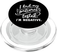 J'Ai Fait Tester Mes Patients : « Je suis négatif », C'est drôle. PopSockets PopGrip pour MagSafe