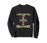J'Ai Fait Un Test ADN Dieu est Mon père drôle Jesus Christian Sweatshirt
