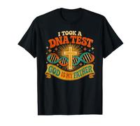 J'Ai Fait Un Test ADN, Dieu est Mon père, rétro T-Shirt Graphique avec Valeur