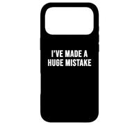 J'Ai Fait Une énorme Erreur Coque pour iPhone 17 Pro Max