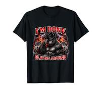 J'Ai Fini de Jouer avec Funny Gen Z Brainrot Meme Gorilla T-Shirt