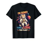 J'ai fini le temps de quitter cette planète : misanthrope et antisocial T-Shirt