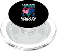 J'Ai frappé Le Cancer de la thyroïde Directement dans la Gorge PopSockets PopGrip pour MagSafe