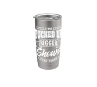 J'ai gâché des concerts plus importants que les tiens (ingénieur du son) Gobelet isotherme en acier inoxydable double paroi