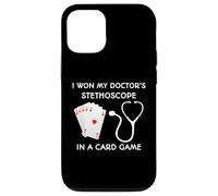 J'Ai gagné Le stéthoscope de Mon médecin dans Un Jeu de Cartes Coque pour iPhone 12/12 Pro