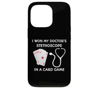 J'Ai gagné Le stéthoscope de Mon médecin dans Un Jeu de Cartes Coque pour iPhone 13 Pro