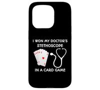 J'Ai gagné Le stéthoscope de Mon médecin dans Un Jeu de Cartes Coque pour iPhone 15 Pro