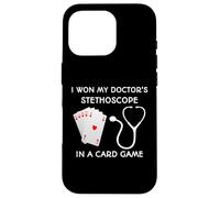 J'Ai gagné Le stéthoscope de Mon médecin dans Un Jeu de Cartes Coque pour iPhone 16 Pro