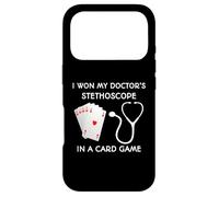 J'Ai gagné Le stéthoscope de Mon médecin dans Un Jeu de Cartes Coque pour iPhone 17 Pro