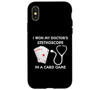 J'Ai gagné Le stéthoscope de Mon médecin dans Un Jeu de Cartes Coque pour iPhone X/XS