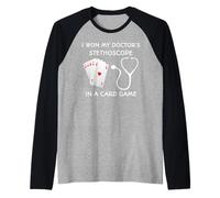 J'Ai gagné Le stéthoscope de Mon médecin dans Un Jeu de Cartes Manche Raglan
