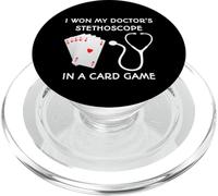 J'Ai gagné Le stéthoscope de Mon médecin dans Un Jeu de Cartes PopSockets PopGrip pour MagSafe