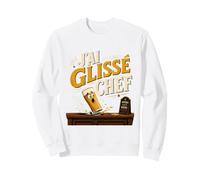 J'Ai glissé Chef apéro bière - Phrase de Film culte cinéma Sweatshirt