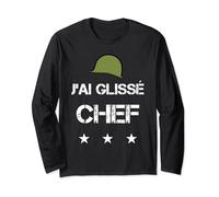 J'ai Glissé Chef - Phrase film culte 7e compagnie Manche Longue