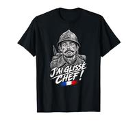 J'Ai GLISSÉ Chef ! Soldat français Humour Cuisine T-Shirt