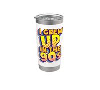 J'ai grandi dans les années 90, rétro, nostalgie, style rétro Gobelet isotherme en acier inoxydable double paroi