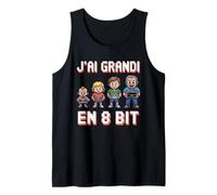 J'ai Grandi En 8 Bit Cadeau RetroGaming Humour Pour Gamer Débardeur