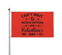 J'Ai Hâte De Ne Rien Recevoir Garden Flag Avec Œillets Drapeaux Résistant Aux Intempéries Bannière Pour Extérieur Intérieur Maison 3X5Ft