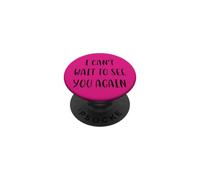 J'Ai hâte de Vous Revoir Funny Idea White Lie Party PopSockets PopGrip Adhésif