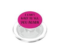J'Ai hâte de Vous Revoir Funny Idea White Lie Party PopSockets PopGrip pour MagSafe