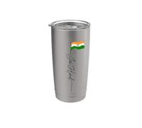 Jai Hind, Inde, drapeau indien Gobelet isotherme en acier inoxydable double paroi