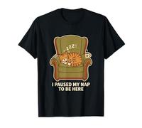J'Ai interrompu ma Sieste pour être Ici Sieste Amusante pour Chat T-Shirt