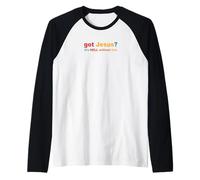 J'Ai Jésus, l'enfer sans Lui Christian Funny Manche Raglan