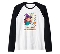 J'Ai jeté Un Sort à l'Halloween de l'enseignant de Maternelle de Mes élèves Manche Raglan