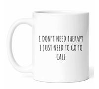 J'Ai Juste Besoin D'Aller En Californie Tasse Pratiques Tasses Impression Tasse À Café 330Ml Pour Thé Lait Collègue
