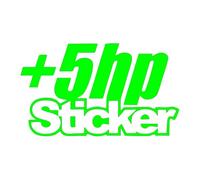 J'Ai Juste Besoin de +5hp, Vous Savez, Autocollant en Vinyle for Voiture, Camion, fenêtre(Green,35X20.5CM)